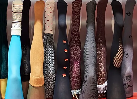 جوراب زنانه بلند طرح دار | خرید با قیمت ارزان