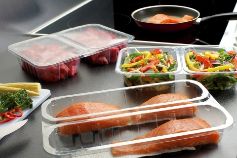 ظرف یکبار مصرف بزرگ؛ مناسب فریزر مایکروویو 2 رنگ سیاه سفید