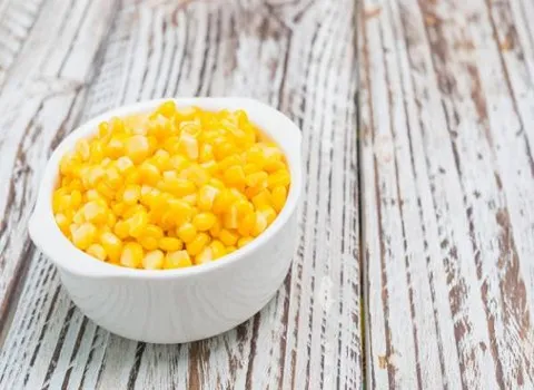 کنسرو ذرت بیبی کورن؛ ارگانیک سرد خشک فیبر کربوهیدارت Protein