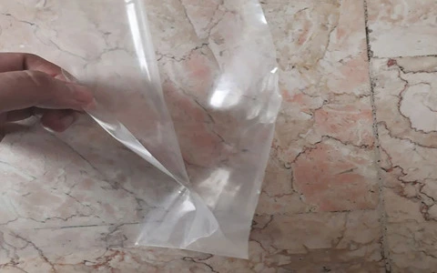 نایلون بسته بندی شال؛ مات شفاف 3 نوع چسبی ساده زیپ دار