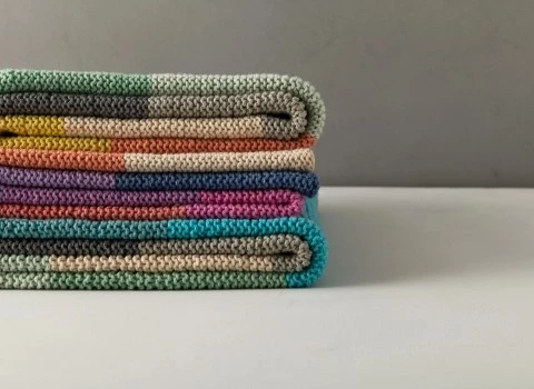 قیمت خرید پتو بافتنی نوزاد + آموزش