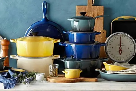 خرید ظروف آشپزخانه چدنی، سرامیکی و تفلون