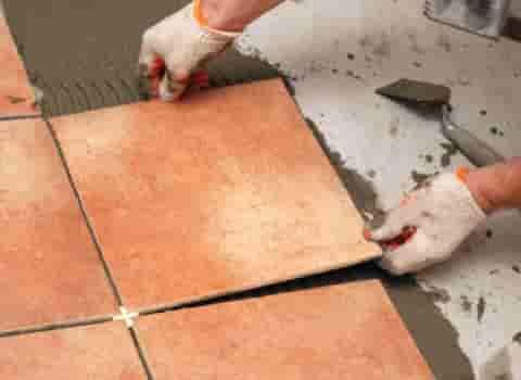 سرامیک چسبی گرانیتی روی سیمان درجه یک قیمت استثنائی کد 77