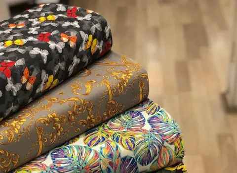 پارچه کرپ حریر مانتویی؛ ساده فانتزی طرحدار خنک وزن سبک رنگ مات