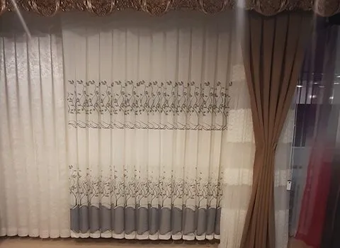 قیمت خرید عمده حریر پرده طرح دار ارزان و مناسب