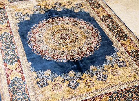 قیمت فرش ابریشم ماشینی + پخش تولیدی عمده کارخانه