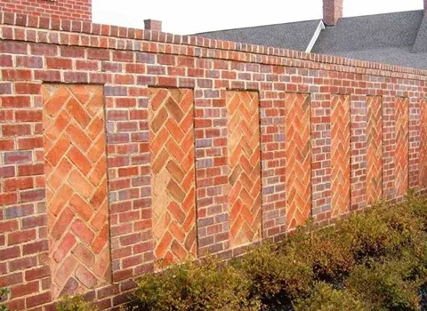 آجر فشاری نما؛ سطح صاف لبه تیز جذب آب (3 7) درصد