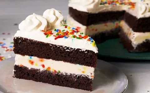 خرید و قیمت انواع کیک بستنی وانیلی