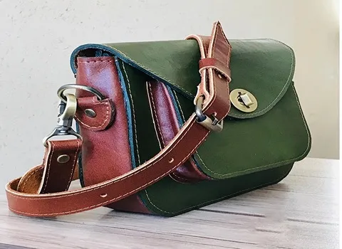قیمت و خرید کیف چرم زنانه سبز با مشخصات کامل