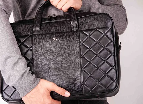 قیمت خرید عمده کیف چرم مردانه پوست ماری ارزان و مناسب