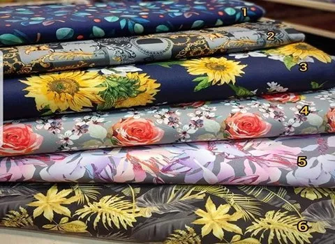 خرید پارچه کرپ مازراتی گلدار با قیمت استثنایی