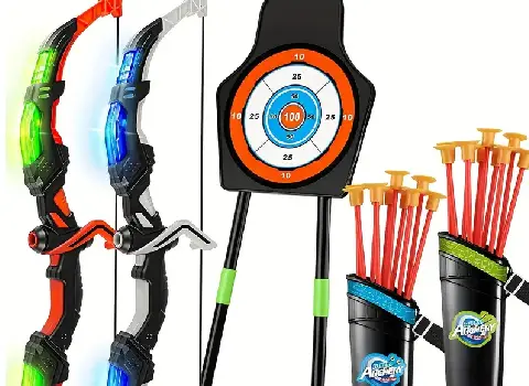 تیرو کمان اسباب بازی؛ پلاستیکی تنوع طرح رنگ وزن 470 گرم