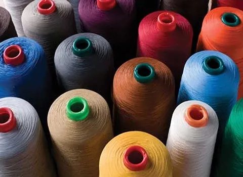 نخ پلی استر خارجی؛ استیپل اینتر مینگل 3 رنگ فیروزه ای طوسی مشکی