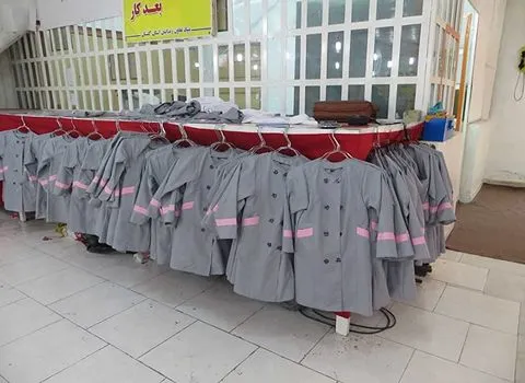 لباس فرم مدارس (یونیفرم) آبی صورتی 2 نوع مهد پیش دبستانی