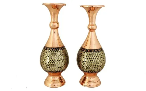 معرفی گلدان خاتم کاری اصفهان + بهترین قیمت خرید