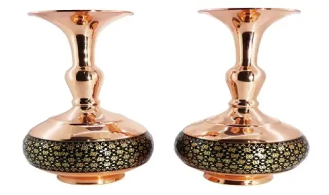 قیمت خرید گلدان خاتم کاری تلفیق هنر + خواص، معایب و مزایا