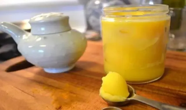 روغن حیوانی مخلوط؛ سفید زرد (ویتامین کلسیم آهن) 900 گرمی