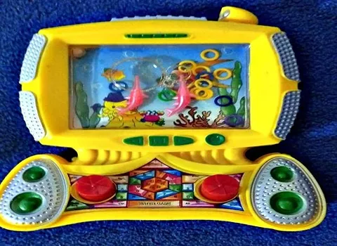 اسباب بازی حلقه و آب؛ کودک مهیج نشاط آور 2 مدل گوشی لب تاپ صورتی