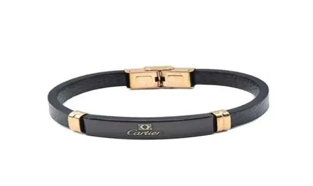 دستبند چرم خارجی؛ چرم طبیعی مناسب آقایان بانوان bracelet
