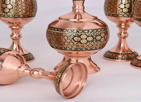 مرجع قیمت انواع گلدان خاتم کاری + خرید ارزان