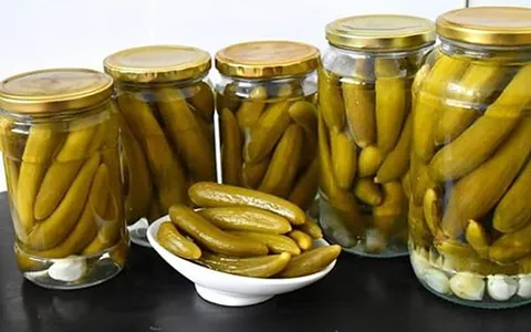 خیارشور صنعتی؛ ارگانیک قلمی لذیذ مغذی 650 گرمی حاوی ویتامین (E K A)