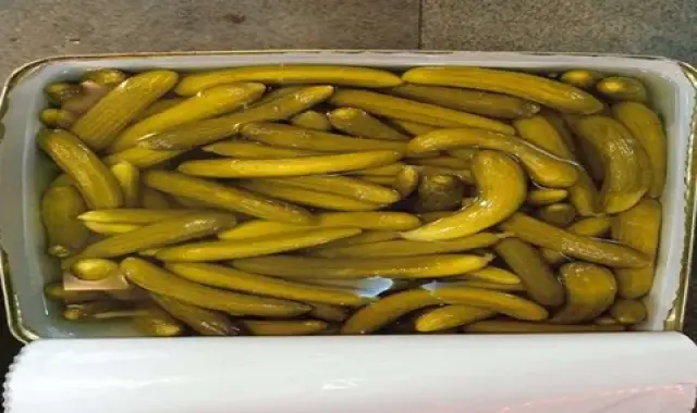 خیارشور حلب شیراز؛ ویتامین K نمکی سرکه ای فاقد مواد شیمیایی