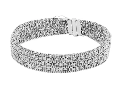 دستبند نقره پهن زنانه | خرید با قیمت ارزان