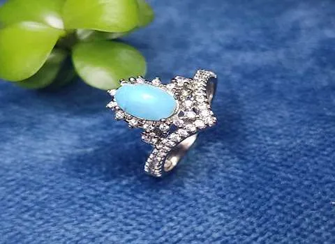 قیمت انگشتر فیروزه نیشابور + خرید