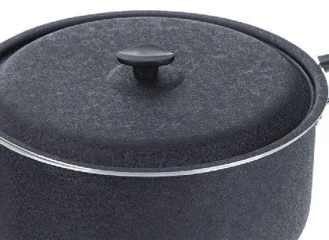 قابلمه تفلون سایز 38؛ دستگیره ضد حرارت مقاوم