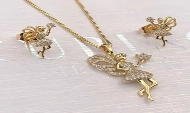 بدلیجات استیل دخترانه؛ ضد حساسیت 3 مدل انگشتر دستبند گردنبند Accessory