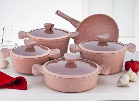 قابلمه گرانیتی ایتالیایی؛ عدم چسبیدن مواد غذایی طول عمر بالا