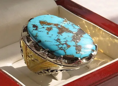 خرید انگشتر مردانه نگین دار + قیمت عالی با کیفیت تضمینی