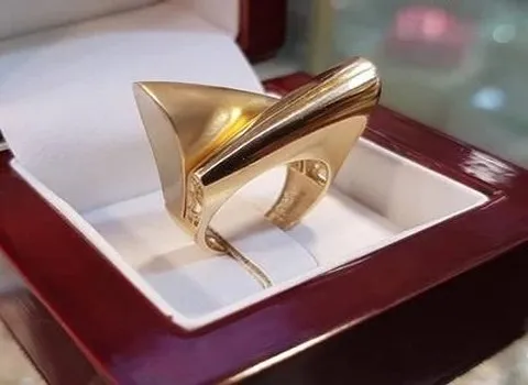 انگشتر زنانه شیک جدید بزرگ