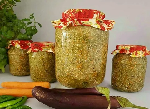 قیمت خرید ترشی مخلوط بادمجان + آموزش