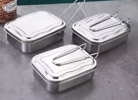 قیمت و خرید ظرف غذای استیل مدرسه با مشخصات کامل