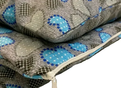 تشک مهمان زیپ دار؛ الیاف مصنوعی ضد حساسیت ابعاد 200×90