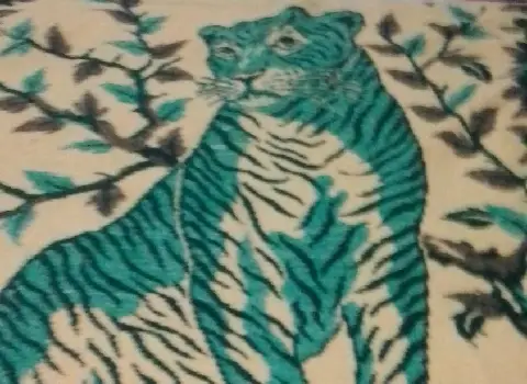 پتو پلنگی سبز؛ نمد نرم لطیف 2 نوع معمولی مسافرتی