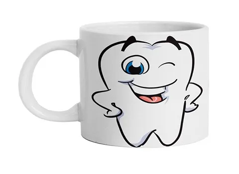 ماگ سرامیکی طرح دندان آشنایی صفر تا صد قیمت خرید عمده