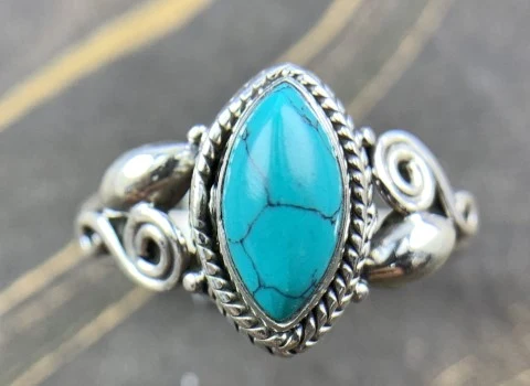 خرید انگشتر فیروزه زنانه + قیمت عالی با کیفیت تضمینی