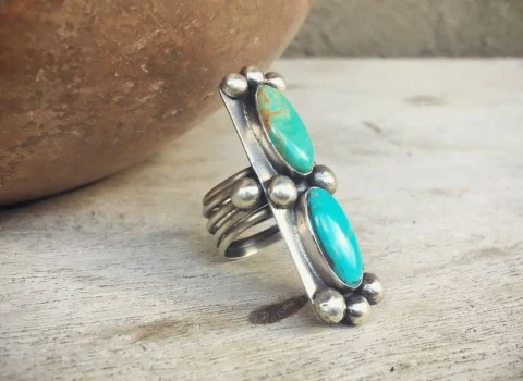 آشنایی با انگشتر فیروزه + قیمت استثنایی خرید انگشتر فیروزه