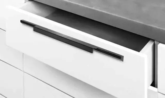 دستگیره کابینت فشاری (مگنتی) خطی مغناطیسی رنگ خنثی استفاده آسان