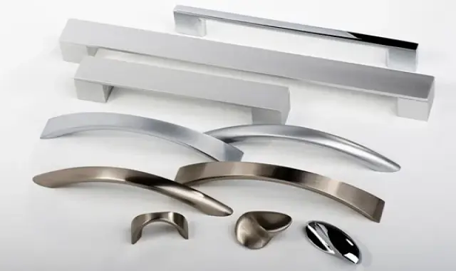 خرید جدیدترین انواع دستگیره کابینت نقره ای