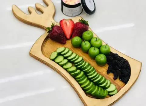 سینی چوبی شاخ گوزنی شیک و ارزان