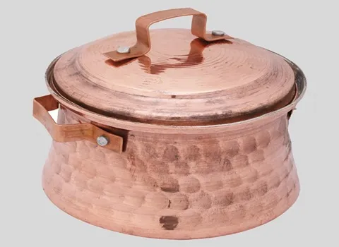 قابلمه مسی بزرگ؛ سنتی مدرن 2 نوع نیمه ماشینی چکش کاری