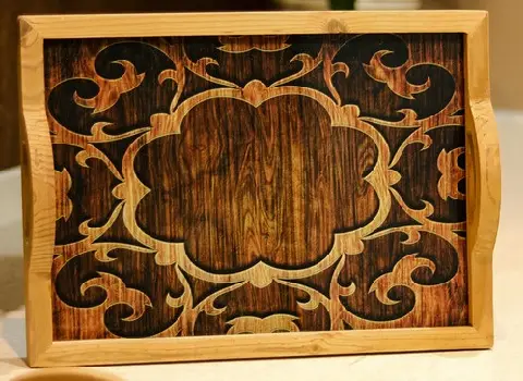 لیست قیمت سینی چوبی طرح دار