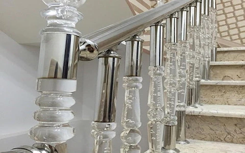 نرده استیل راه پله برای بالا بردن سطح ایمنی در ساختمان های مسکونی