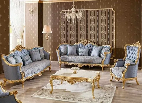 مبل سلطنتی ملایر؛ بدنه مقاوم زیبا 4 مدل ترک فرانسوی کلاسیک مصری