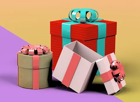 خرید جعبه کادو فانتزی دست ساز + بهترین قیمت