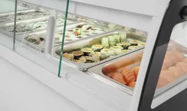 یخچال ویترینی دست دوم شیراز؛ شیرینی 2 نوع (یک درب دو درب)