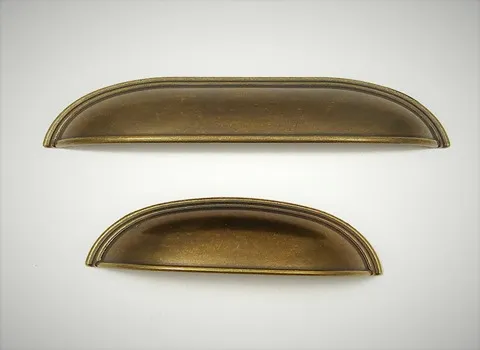 دستگیره کابینت فنجانی؛ کابینت چوبی ممبران 3 رنگ (زیتونی مشکی طلایی)